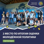 Наш округ занял 2 место в рейтинге эффективности молодёжной политики среди муниципалитетов по Калининградской области